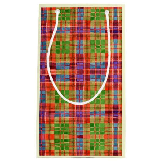 MAC RAE TARTAN Kleine Geschenktasche Geschenktüte (Vorderseite)