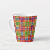 MAC RAE TARTAN Latte Tasse (Linke Ecke)
