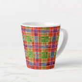 MAC RAE TARTAN Latte Tasse (Rechte Ecke)