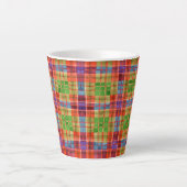 MAC RAE TARTAN Latte Tasse (Vorderseite)