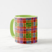 MAC RAE TARTAN Limone Combo-Tasse Tasse (Vorderseite Links)