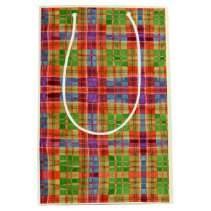 MAC RAE TARTAN Mittlere Geschenktasche Geschenktüte