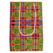 MAC RAE TARTAN Mittlere Geschenktasche Geschenktüte (Rückseite)