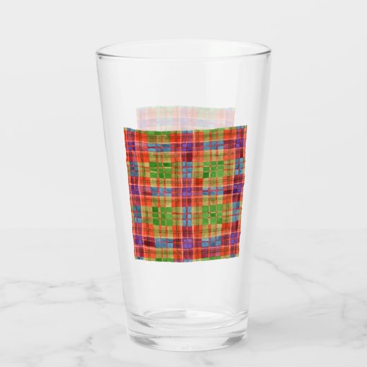 MAC RAE TARTAN Pint Glass Glas (Rückseite)