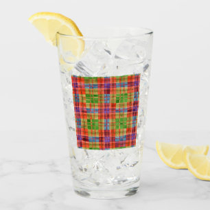 MAC RAE TARTAN Pintglas Glas
