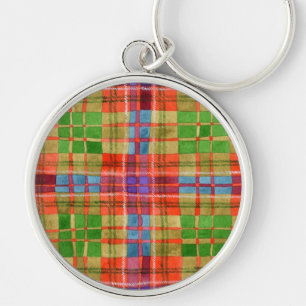 MAC RAE TARTAN Premium Round Schlüsselanhänger