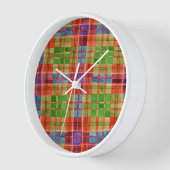 MAC RAE TARTAN RUNDE WALZWANDEL UHR (Winkel)