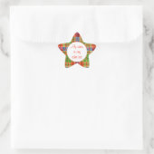 MAC RAE TARTAN Star Matte Stickers (Tasche)