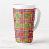 MAC RAE TARTAN Tall Latte Tasse (Rechte Ecke)