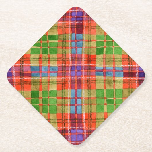 MAC RAE TARTAN Untersetzer für Diamantenpapiere (Vorderseite)