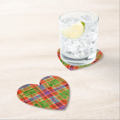 MAC RAE TARTAN Untersetzer von Herzpapier (Vor Ort)