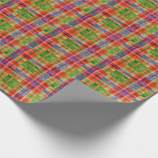 MAC RAE TARTAN Wrapping Paper Geschenkpapier (Ecke)