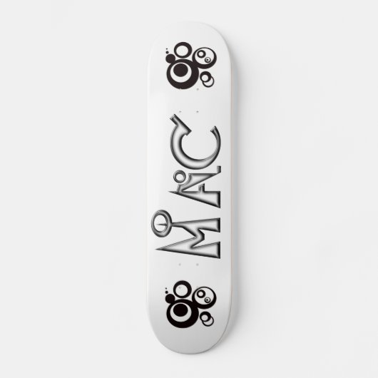 Mac Skateboard (Vorderseite)