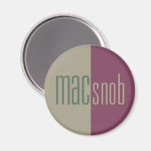 Mac Snob Magnet (Vorderseite/Rückseite)