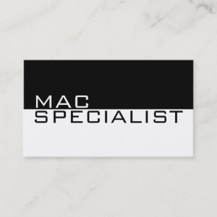 Mac-Spezialist Computer-Laptop-Reparaturdienst Visitenkarte