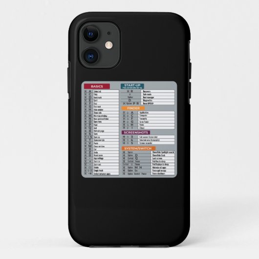 MAC-Tastenkürzel Macos Computer-Geek-Technologie A Case-Mate iPhone Hülle (Rückseite)