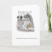 Mac the Knife Cartoon Karte (Vorderseite)