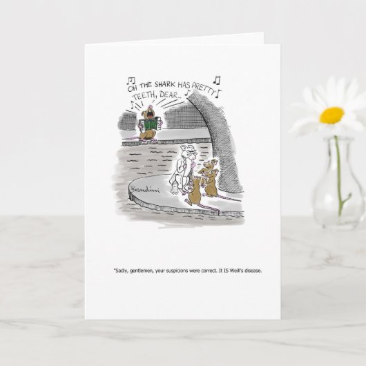 Mac the Knife Cartoon Karte (Kleine Pflanze)