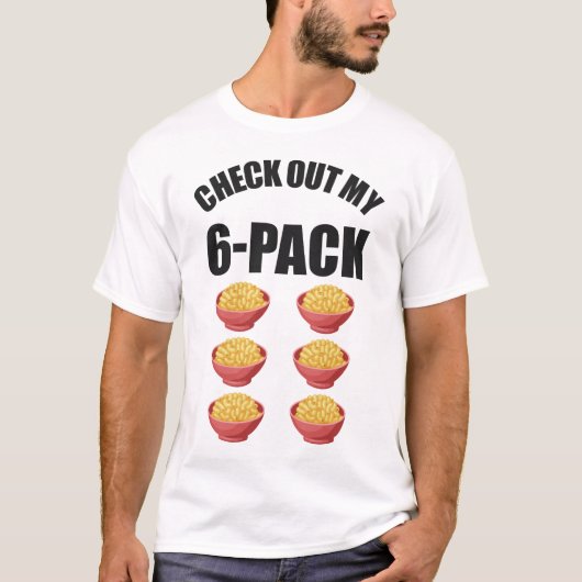 Mac und Cheese Karo aus meinem 6-Pack T-Shirt (Vorderseite)