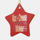 Mac und Cheese Maker Extraordinaire Keramik Ornament (Links)