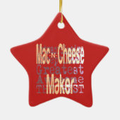 Mac und Cheese Maker Extraordinaire Keramik Ornament (Hinten)