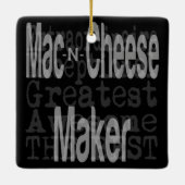 Mac und Cheese Maker Extraordinaire Keramikornament (Rückseite)