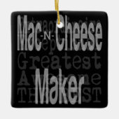 Mac und Cheese Maker Extraordinaire Keramikornament (Vorderseite)