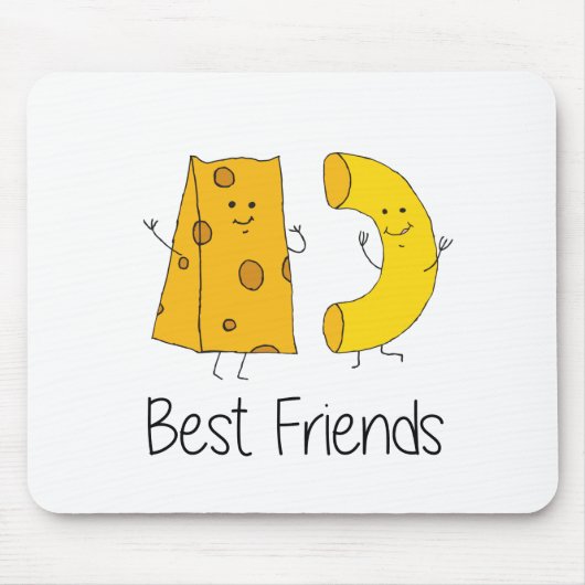 Mac und Käse Best Friends Art Friendship Art Bes Mousepad (Vorne)
