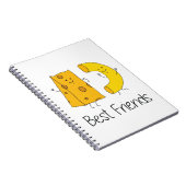 Mac und Käse Best Friends Art Friendship Art Bes Notizblock (Rechte Seite)