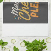 Mac und Käse Bitte Geschirrtuch (Gefaltet)