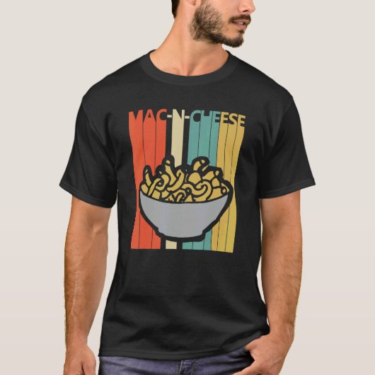 Mac und Käse Essen T-Shirt (Vorderseite)