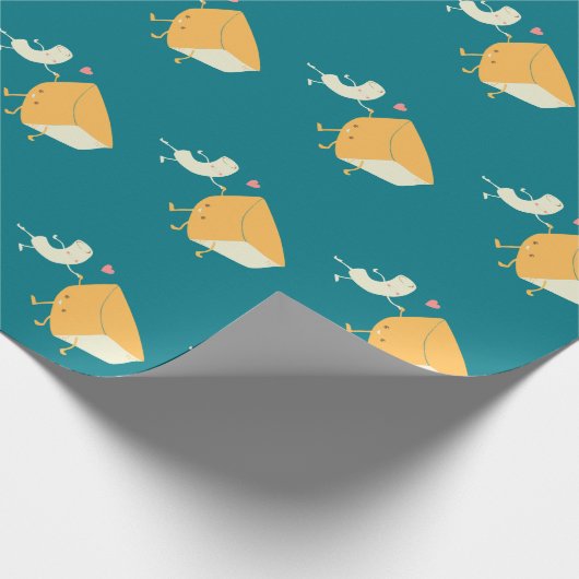 Mac und Käse für immer! Geschenkpapier (Ecke)
