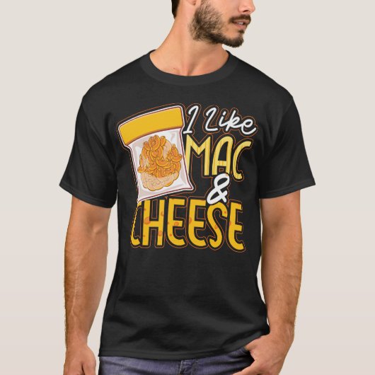 Mac und Käse Ich mag Mac & Käse T-Shirt (Vorderseite)
