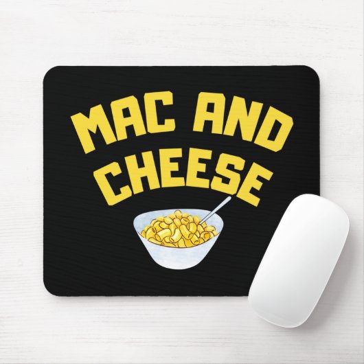 Mac und Käse | Makkaroni und Käse Mousepad (Mit Mouse)