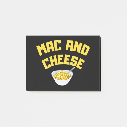 Mac und Käse | Makkaroni und Käse Post-it Klebezettel (Vorderseite)