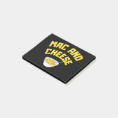 Mac und Käse | Makkaroni und Käse Post-it Klebezettel (angewinkelt)
