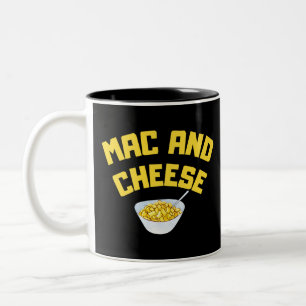 Mac und Käse   Makkaroni und Käse Zweifarbige Tasse
