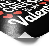 Mac und Käse Valentine Mac in Cheese Lover Geschen Fotodruck (Ecke)