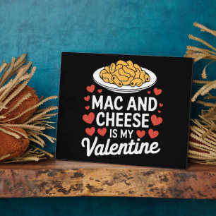 Mac und Käse Valentine Mac in Cheese Lover Geschen Fotoplatte