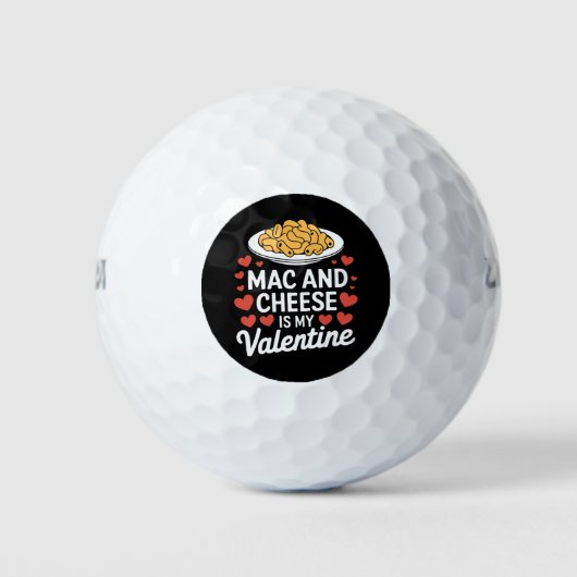 Mac und Käse Valentine Mac in Cheese Lover Geschen Golfball