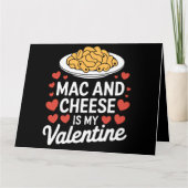 Mac und Käse Valentine Mac in Cheese Lover Geschen Karte (Vorderseite)