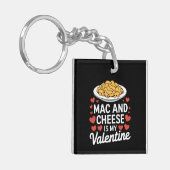 Mac und Käse Valentine Mac in Cheese Lover Geschen Schlüsselanhänger (Vorderseite links)