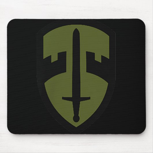 Mac-v Army Small Unit Patch VollfarbVietnam Vet Mousepad (Vorne)