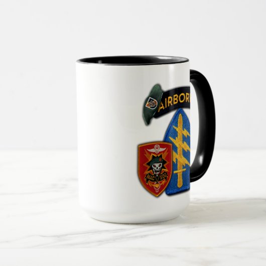 MAC V SOG PATCH Special Forces Tasse Cup (VorderseiteRechts)
