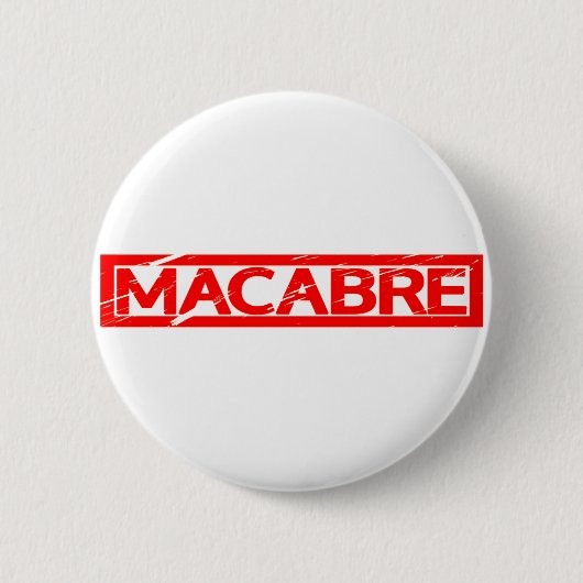 Macabre-Briefmarke Button (Vorderseite)