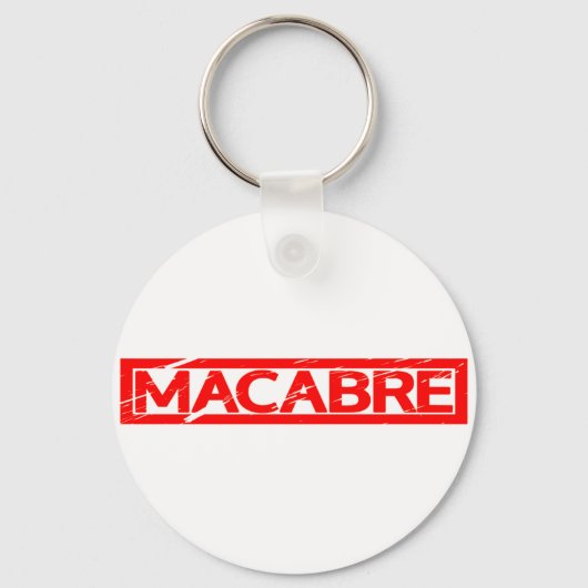 Macabre-Briefmarke Schlüsselanhänger (Vorderseite)