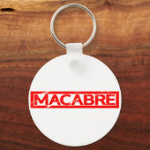 Macabre-Briefmarke Schlüsselanhänger (Rückseite)