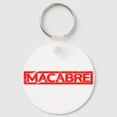 Macabre-Briefmarke Schlüsselanhänger (Rückseite)