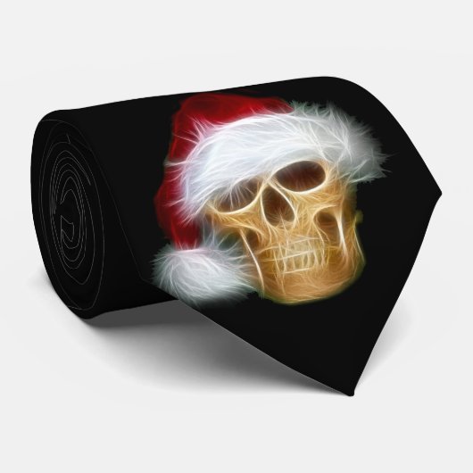 Macabre Christmas Krawatte (Gerollt)