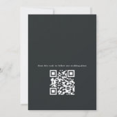 Macabre Crimson Rose Ihr Foto Save The Date (Rückseite)